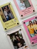 Personalised photo magnet