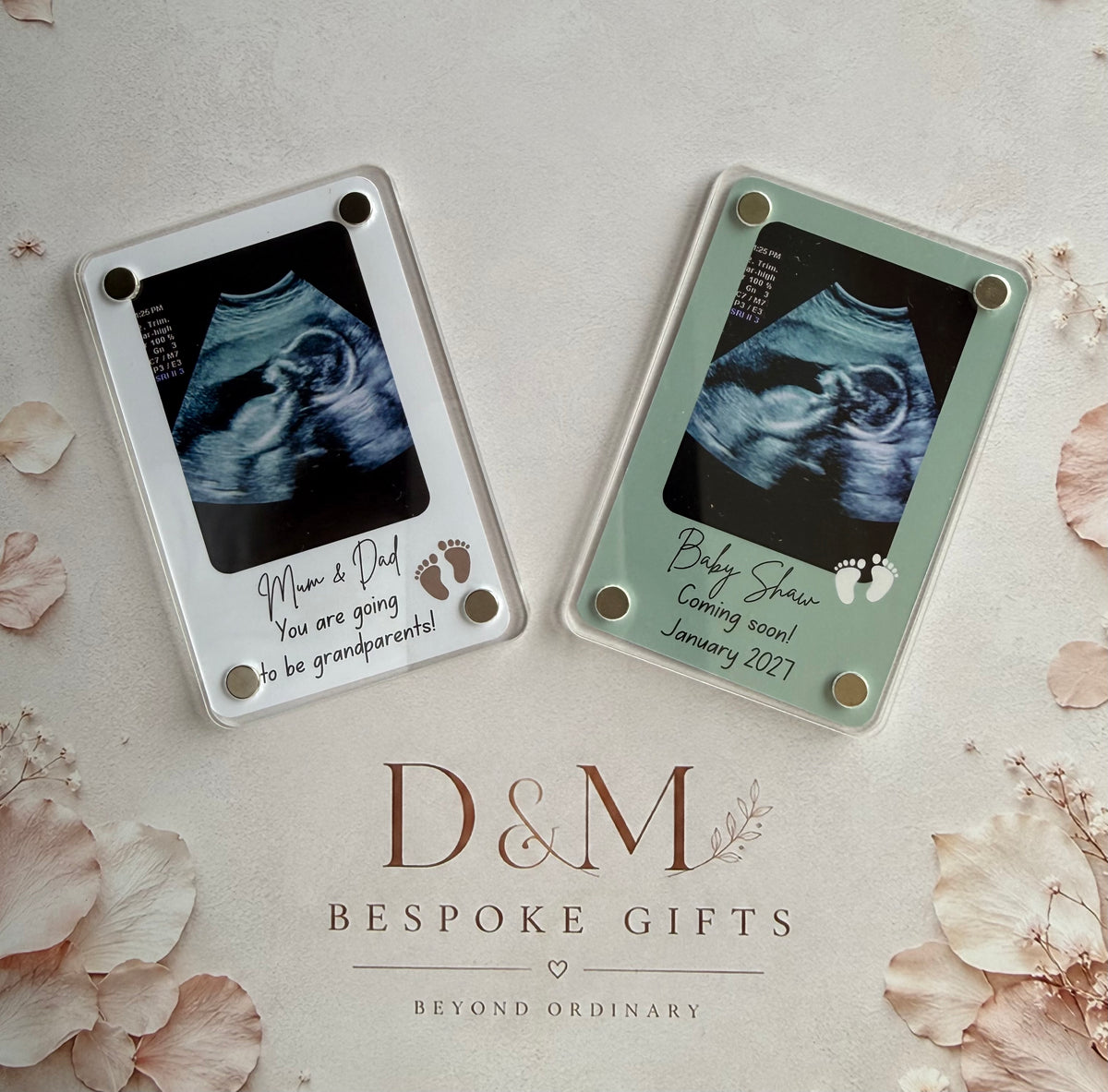 Personalised photo magnet